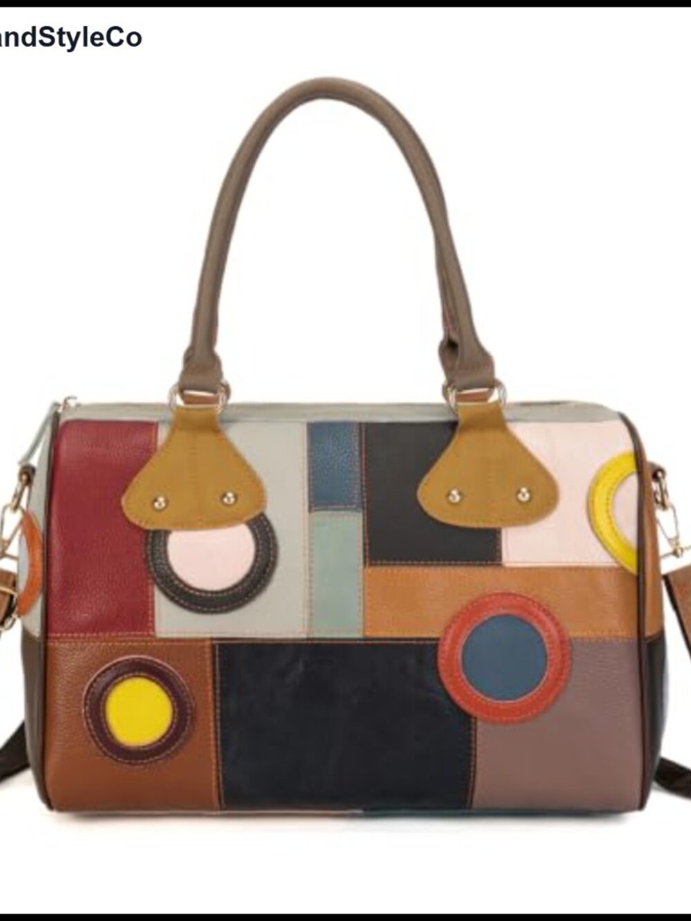 Genuine Leather Tote Bag Satchel Shoulder Bag Everyday Travel Purse